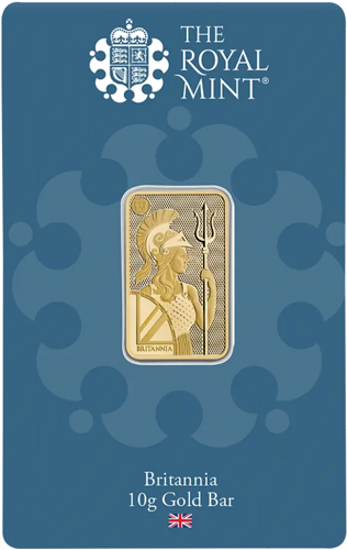 10 g The Royal Mint Britannia investīciju zelta lietnis (1)