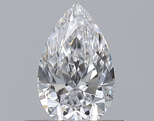 0.42 carat D-VVS1 Natūralus Pear Deimantas (1)
