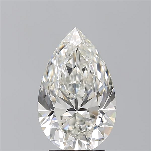 3.22 carat I-VS2 Natūralus Pear Deimantas (1)