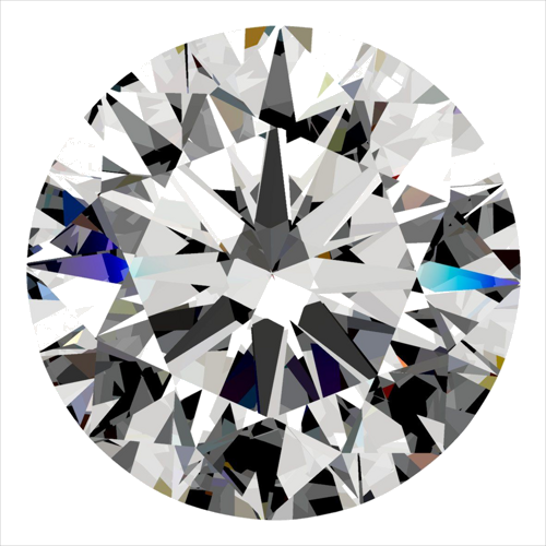 0.34 carat E-VS2 Excellent cut Natūralus Round Deimantas (1)