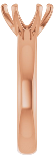 Sužadėtuvių Žiedas „Solitaire“ 750 Rožinis Aukso Round 8.2mm (4)