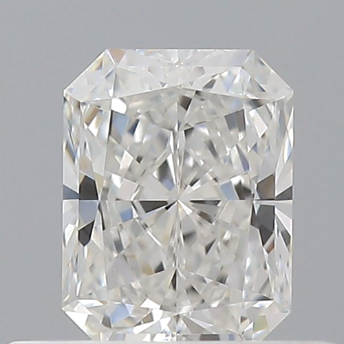 0.5 carat F-VVS2 Natūralus Radiant Deimantas (1)