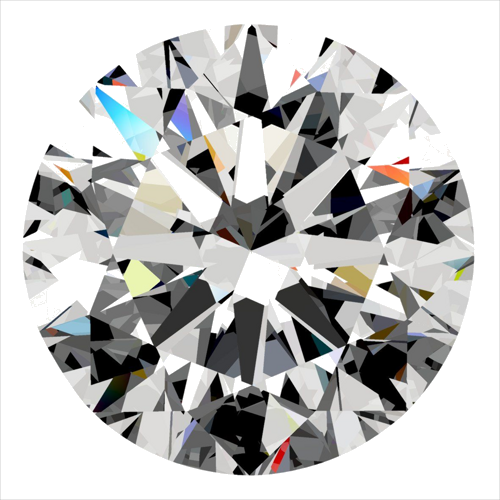 0.3 carat H-VS2 Very Good cut Natūralus Round Deimantas (1)