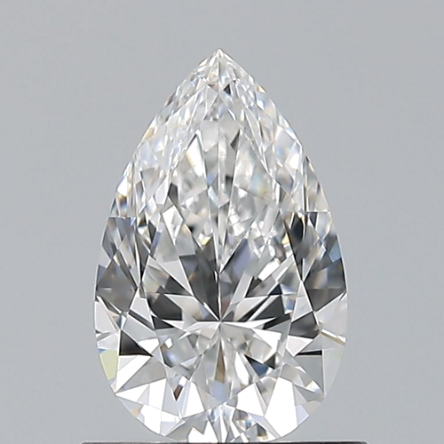 0.77 carat F-IF Natūralus Pear Deimantas (1)
