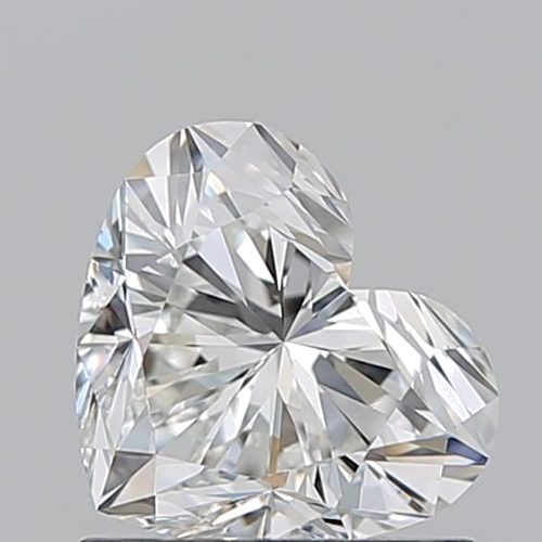 1.05 carat G-VVS2 Natūralus Heart Deimantas (1)