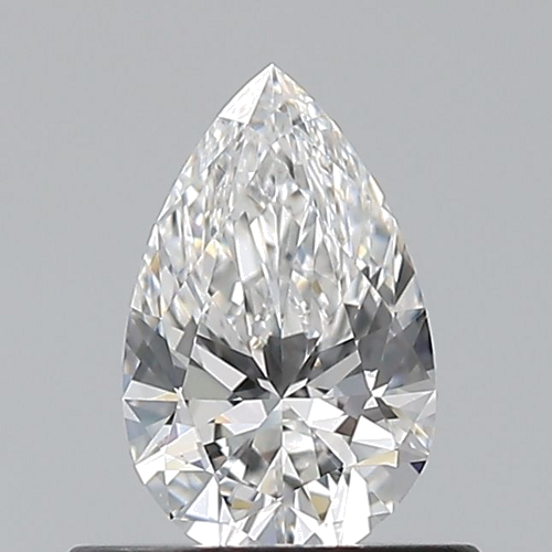 0.5 carat E-VVS2 Natūralus Pear Deimantas (1)