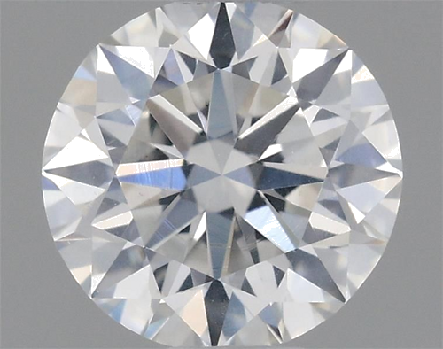 0.46 carat F-SI1 Excellent cut Natūralus Round Deimantas (1)