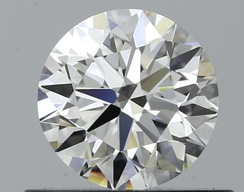 0.5 carat H-VVS2 Excellent cut Natūralus Round Deimantas (1)