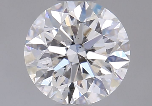 0.59 carat F-SI1 Excellent cut Natūralus Round Deimantas (1)