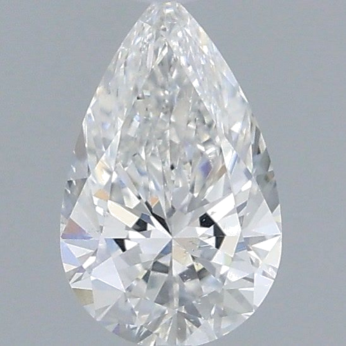 0.5 carat F-SI1 Natūralus Pear Deimantas (1)
