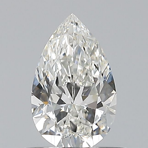 0.5 carat H-VVS1 Natūralus Pear Deimantas (1)