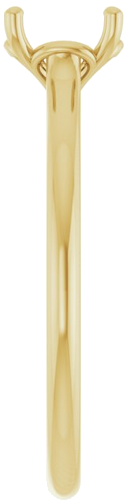 Sužadėtuvių Žiedas „Solitaire“ 14k yellow gold Oval 7mm x 5mm (4)
