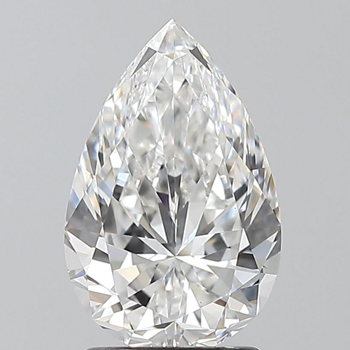 2.02 carat E-VS2 Natūralus Pear Deimantas (1)