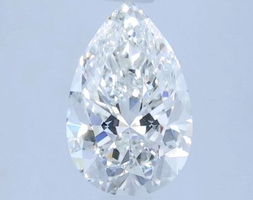 0.76 carat H-IF Natūralus Pear Deimantas (1)