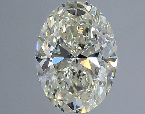 1.0 carat K-SI1 Natūralus Oval Deimantas (1)