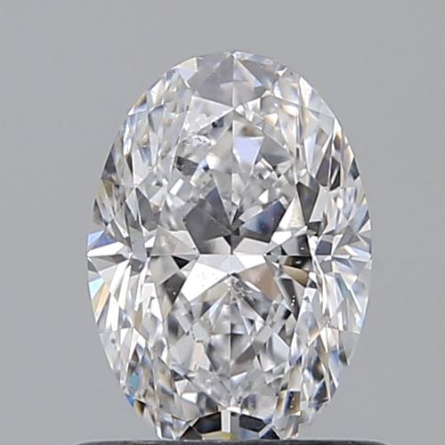 0.67 carat D-SI2 Natūralus Oval Deimantas (1)