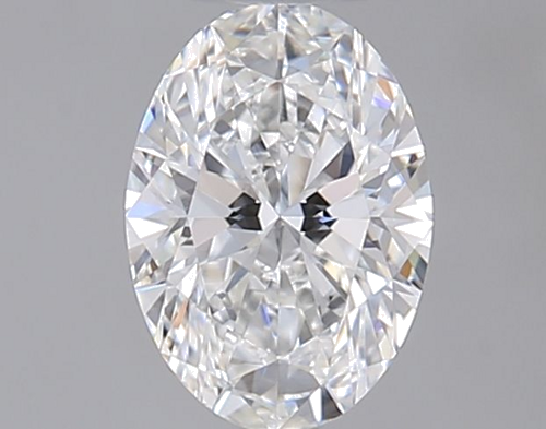 0.39 carat F-VVS1 Natūralus Oval Deimantas (1)