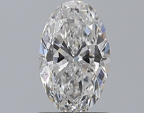 1.0 carat D-SI1 Natūralus Oval Deimantas (1)