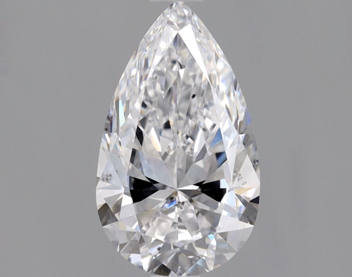 1.4 carat D-SI1 Natūralus Pear Deimantas (1)