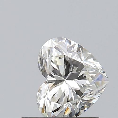 0.56 carat I-VVS1 Natūralus Heart Deimantas (1)