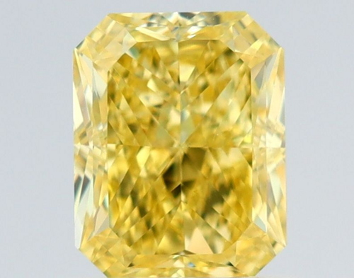 1.0 carat Fancy Intense Yellow-VS1 Natūralus Radiant Deimantas (1)