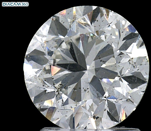 2.02 carat I-SI2 Very Good cut Natūralus Round Deimantas (1)