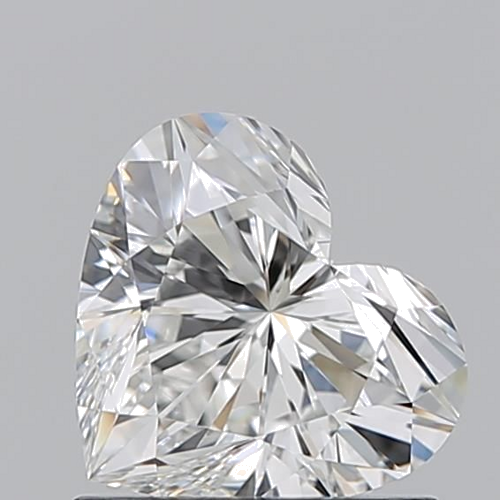 1.03 carat G-VVS1 Natūralus Heart Deimantas (1)