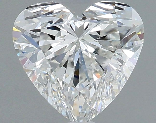 0.83 carat G-SI2 Natūralus Heart Deimantas (1)