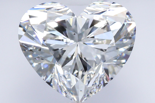 4.01 carat E-VS2 Natūralus Heart Deimantas (1)