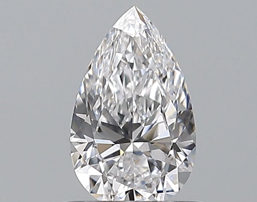 0.56 carat D-VVS1 Natūralus Pear Deimantas (1)
