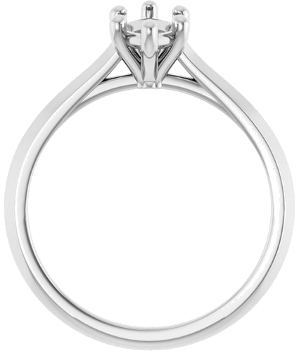 Sužadėtuvių Žiedas „Solitaire“ 417 Baltojo Aukso Marquise 10mm x 5mm (2)