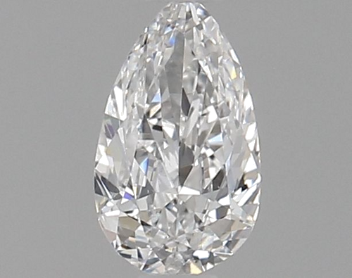 0.5 carat D-VS2 Natūralus Pear Deimantas (1)