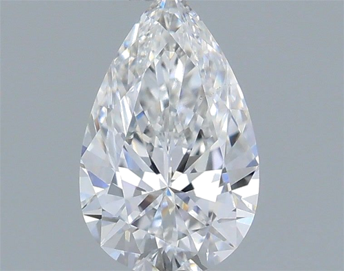 0.45 carat E-SI1 Natūralus Pear Deimantas (1)
