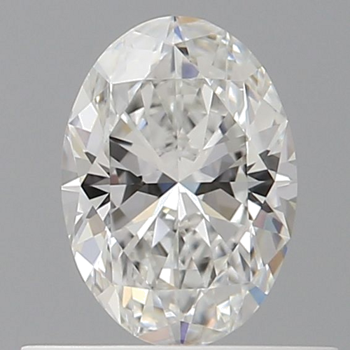 0.5 carat F-VVS2 Natūralus Oval Deimantas (1)