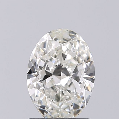1.01 carat H-SI1 Natūralus Oval Deimantas (1)