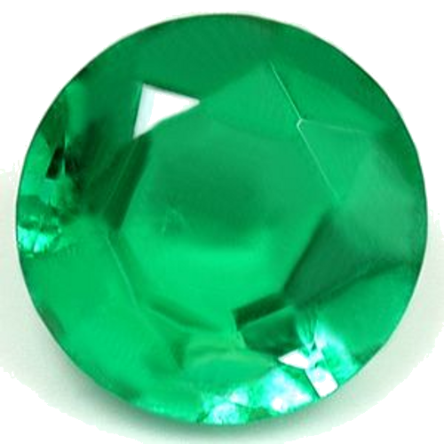 0.55 carat GREEN Round Smaragdas (1)