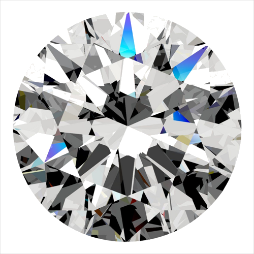 0.3 carat E-VVS2 Excellent cut Natūralus Round Deimantas (1)