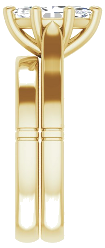 Sužadėtuvių Žiedas „Solitaire“ 585 Geltonojo Aukso Marquise 10mm x 5mm (9)