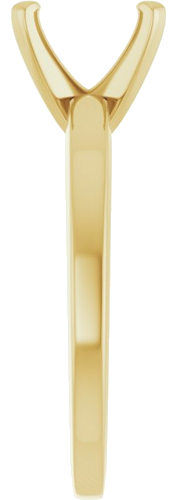 Sužadėtuvių Žiedas „Solitaire“ 14k yellow gold Emerald 7mm x 5mm (4)