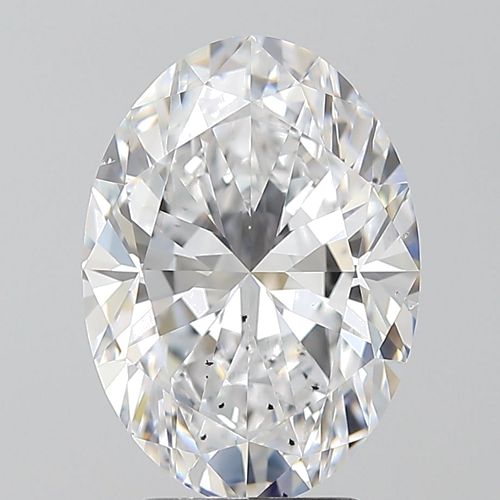 3.5 carat D-SI2 Natūralus Oval Deimantas (1)