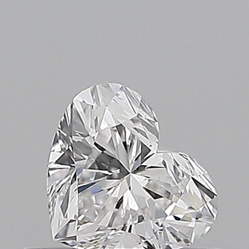 0.5 carat D-VS2 Natūralus Heart Deimantas (1)