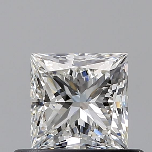 0.53 carat H-VVS2 Natūralus Princess Deimantas (1)