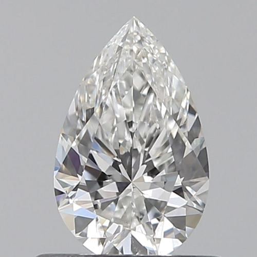 0.52 carat G-SI1 Natūralus Pear Deimantas (1)
