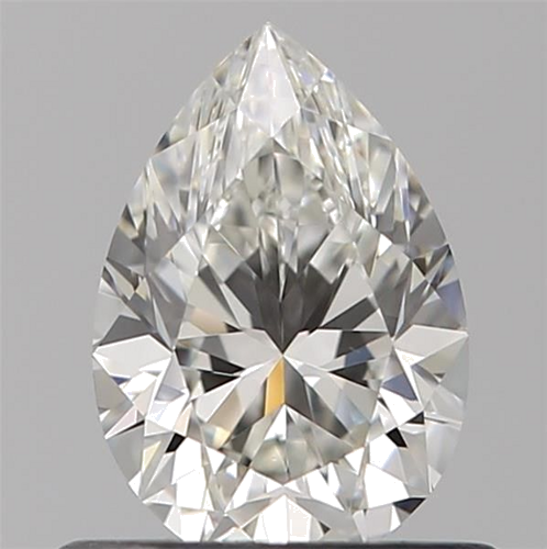 0.57 carat H-VVS1 Natūralus Pear Deimantas (1)