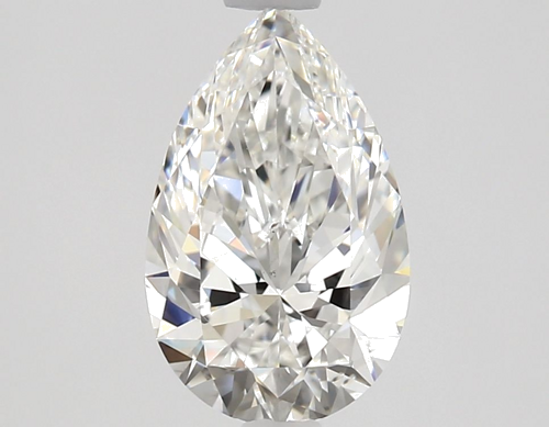 1.1 carat F-SI1 Natūralus Pear Deimantas (1)
