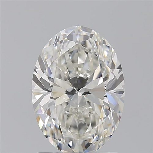 1.7 carat H-SI1 Natūralus Oval Deimantas (1)