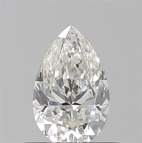 0.5 carat H-VVS2 Natūralus Pear Deimantas (1)