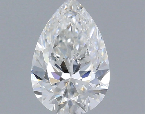 0.39 carat F-VVS1 Natūralus Pear Deimantas (1)