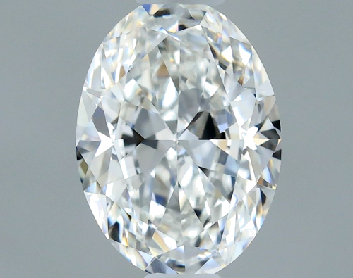 0.46 carat F-VVS1 Natūralus Oval Deimantas (1)
