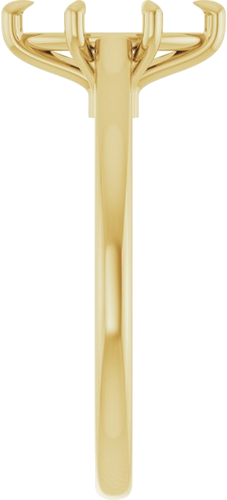 Sužadėtuvių Žiedas „Claw-Pong“ 14k yellow gold Marquise 9.5mm x 5mm (4)